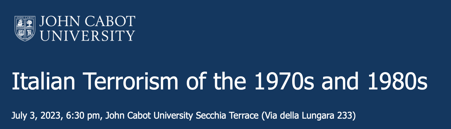 Il terrorismo italiano degli anni 70 e 80